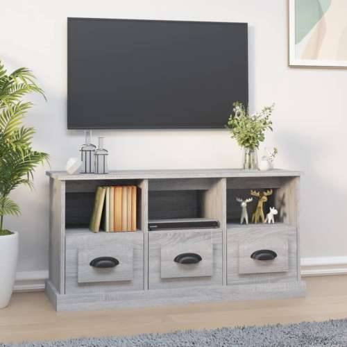 TV ormarić boja hrasta sonome 100x35x50 cm konstruirano drvo - Sivi hrast sonoma 1 Cijena