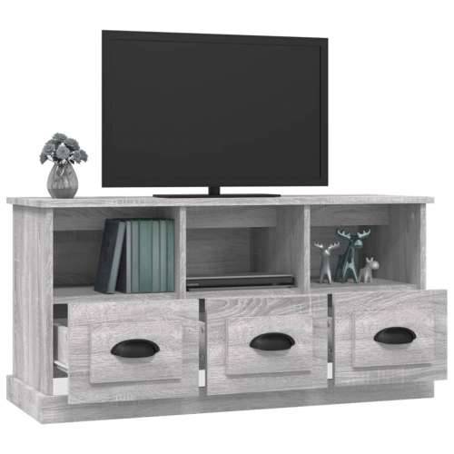 TV ormarić boja hrasta sonome 100x35x50 cm konstruirano drvo - Sivi hrast sonoma 1 Cijena