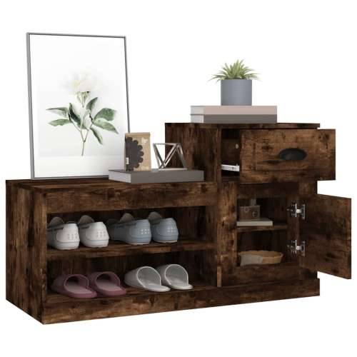 Ormarić za cipele boja hrasta 100x42x60 cm konstruirano drvo - Dimljeni hrast 1 Cijena