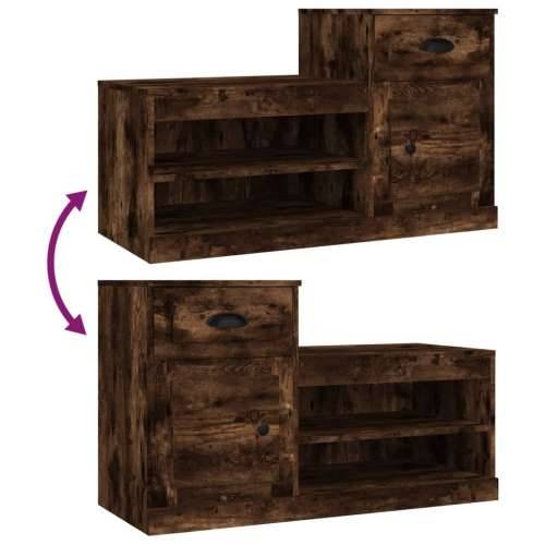 Ormarić za cipele boja hrasta 100x42x60 cm konstruirano drvo - Dimljeni hrast 1 Cijena