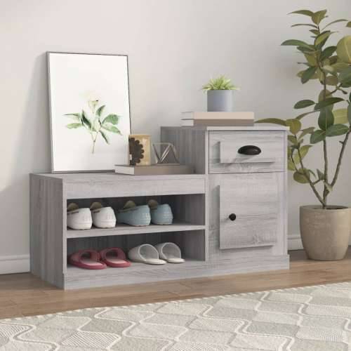 Ormarić za cipele boja hrasta 100x42x60 cm konstruirano drvo - Sivi hrast sonoma 1 Cijena