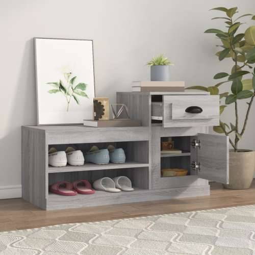 Ormarić za cipele boja hrasta 100x42x60 cm konstruirano drvo - Sivi hrast sonoma 1 Cijena