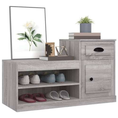 Ormarić za cipele boja hrasta 100x42x60 cm konstruirano drvo - Sivi hrast sonoma 1 Cijena