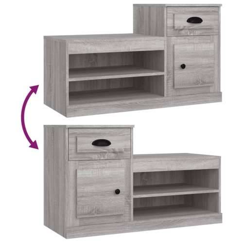 Ormarić za cipele boja hrasta 100x42x60 cm konstruirano drvo - Sivi hrast sonoma 1 Cijena