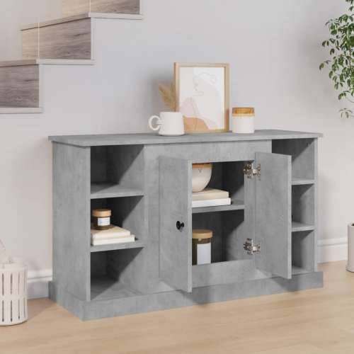 Komoda siva boja betona 100x35,5x60 cm od konstruiranog drva - Beton siva 1 Cijena