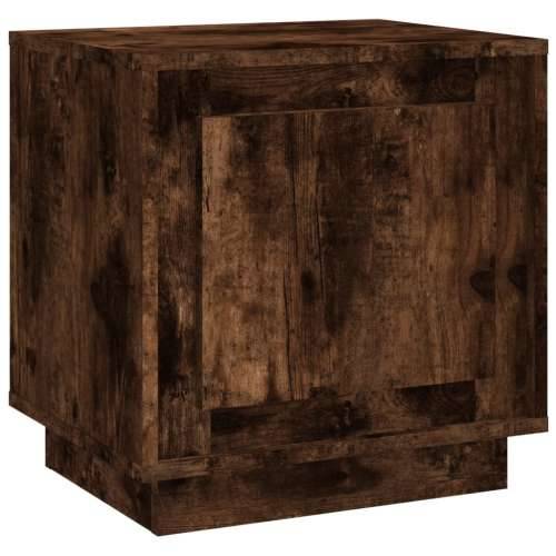 Noćni ormarić dimljeni hrast 44x35x45 cm konstruirano drvo - Dimljeni hrast 1 Cijena