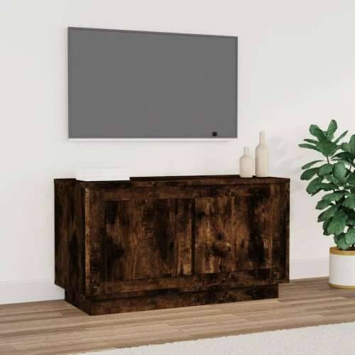 TV ormarić boja dimljenog hrasta 80x35x45 cm konstruirano drvo - Dimljeni hrast 1 Cijena