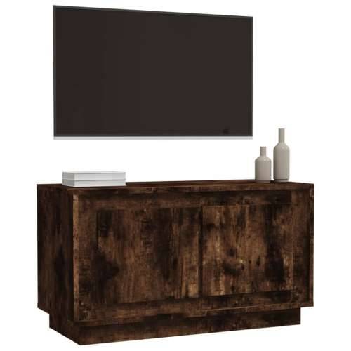TV ormarić boja dimljenog hrasta 80x35x45 cm konstruirano drvo - Dimljeni hrast 1 Cijena