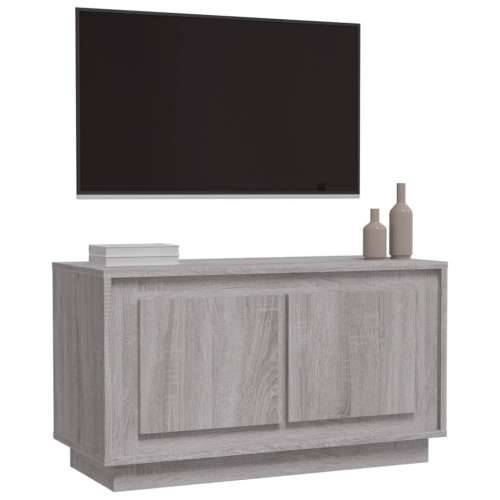 TV ormarić boja hrasta sonome 80x35x45 cm konstruirano drvo - Sivi hrast sonoma 1 Cijena