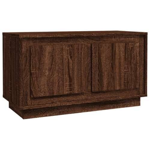 TV ormarić smeđa boja hrasta 80x35x45 cm konstruirano drvo - Smeđi hrast 1 Cijena