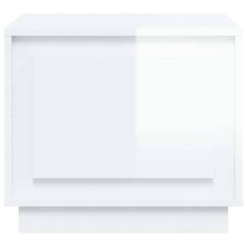 Stolić za kavu sjajni bijeli 51x50x44 cm konstruirano drvo - Visoko sjajno bijela 1 Cijena