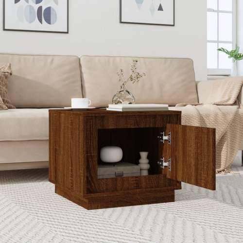 Stolić za kavu Smeđa hrasta 51x50x44 cm konstruirano drvo - Smeđi hrast 1 Cijena