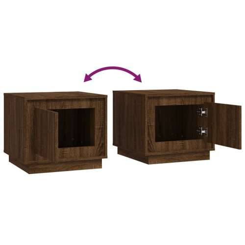Stolić za kavu Smeđa hrasta 51x50x44 cm konstruirano drvo - Smeđi hrast 1 Cijena