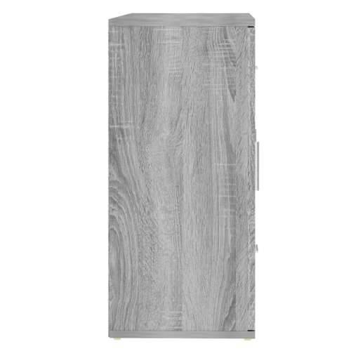 Komoda siva sonome 91x29,5x65 cm konstruirano drvo - Sivi hrast sonoma 1 Cijena
