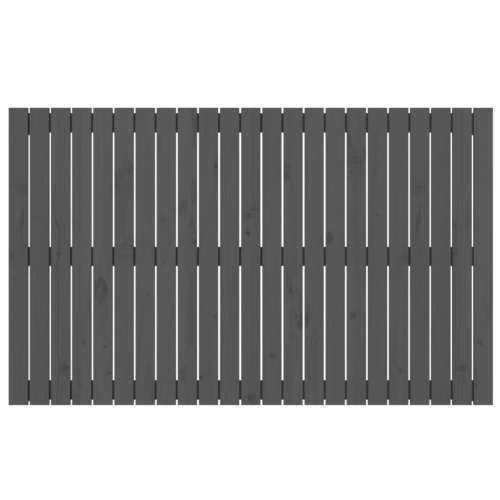 Zidno uzglavlje sivo 147x3x90 cm od masivne borovine Cijena
