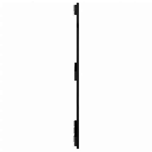 Zidno uzglavlje crni 185x3x90 cm od masivne borovine - Crna 185 x 90 cm 1 Cijena