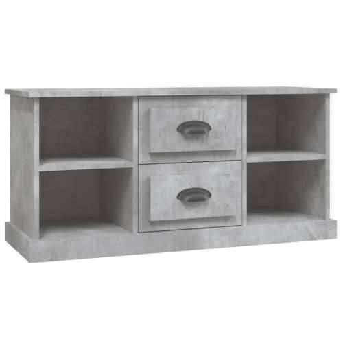 TV ormarić boja betona 99,5x35,5x48 cm od konstruiranog drva - Beton siva 1 Cijena