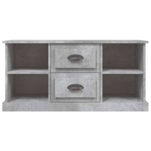 TV ormarić boja betona 99,5x35,5x48 cm od konstruiranog drva - Beton siva 1 Cijena