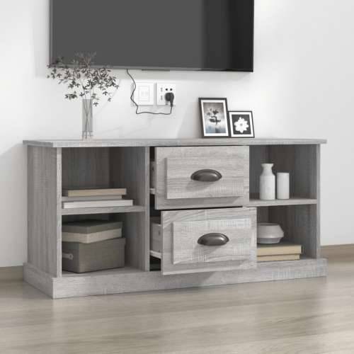 TV ormarić boja hrasta sonome 99,5x35,5x48 cm konstruirano drvo - Sivi hrast sonoma 1 Cijena