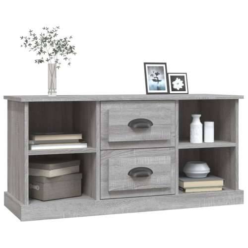 TV ormarić boja hrasta sonome 99,5x35,5x48 cm konstruirano drvo - Sivi hrast sonoma 1 Cijena