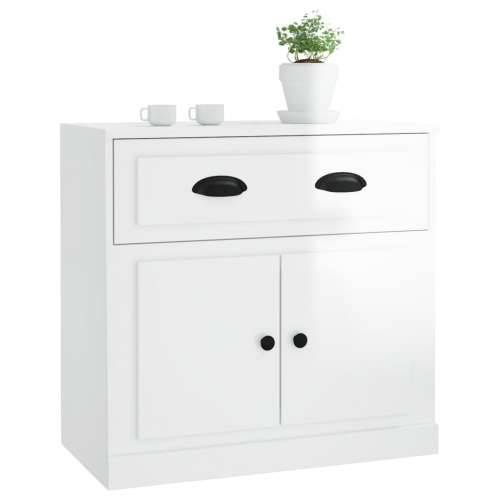 Komoda sjajna bijela 70x35,5x67,5 cm od konstruiranog drva - Visoko sjajno bijela 1 Cijena