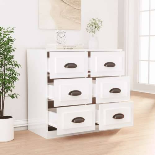 Komoda sjajna bijela 70x35,5x67,5 cm od konstruiranog drva - Visoko sjajno bijela 1 Cijena