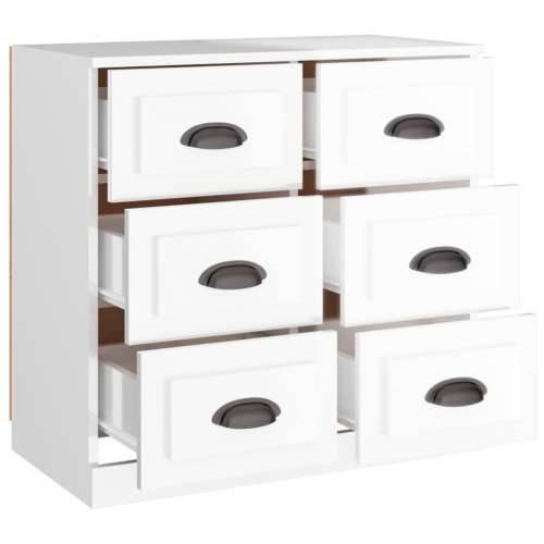 Komoda sjajna bijela 70x35,5x67,5 cm od konstruiranog drva - Visoko sjajno bijela 1 Cijena