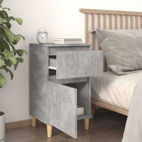 Noćni ormarići 2 kom siva boja betona 40x35x70 cm - Beton siva 2 Cijena
