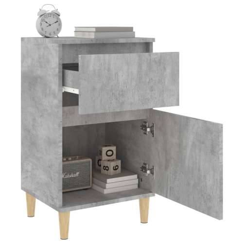 Noćni ormarići 2 kom siva boja betona 40x35x70 cm - Beton siva 2 Cijena