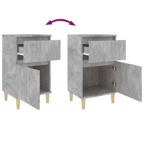 Noćni ormarići 2 kom siva boja betona 40x35x70 cm - Beton siva 2 Cijena