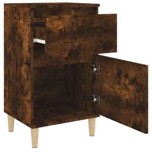 Noćni ormarići 2 kom boja dimljenog hrasta 40x35x70 cm - Dimljeni hrast 2 Cijena