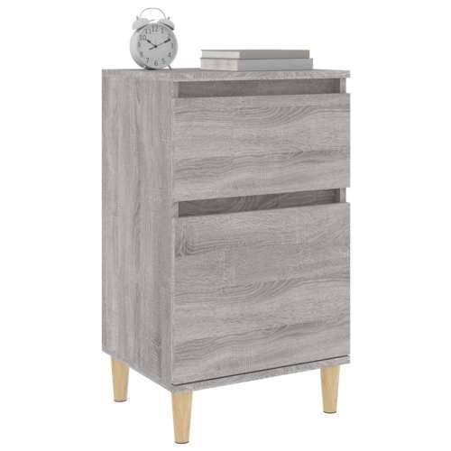Noćni ormarići 2 kom boja dimljenog smeđi 40x35x70 cm - Sivi hrast sonoma 2 Cijena