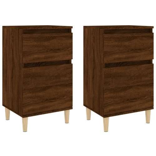 Noćni ormarići 2 kom smeđi hrast 40x35x70 cm - Smeđi hrast 2 Cijena