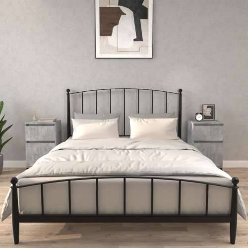 Noćni ormarići 2 kom siva boja betona 40x35x70 cm - Beton siva 2 Cijena