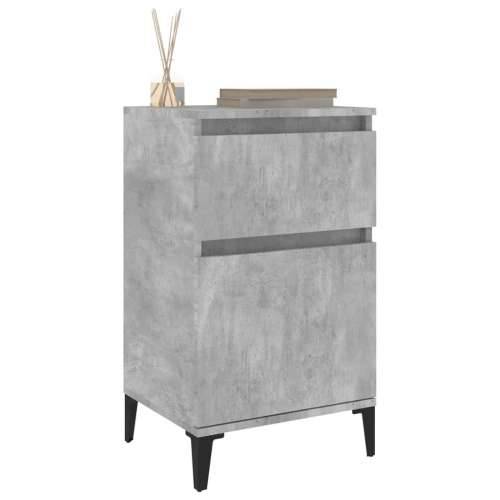 Noćni ormarići 2 kom siva boja betona 40x35x70 cm - Beton siva 2 Cijena