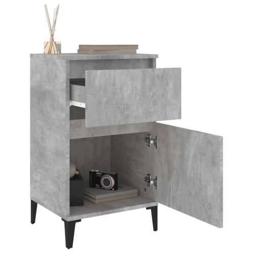Noćni ormarići 2 kom siva boja betona 40x35x70 cm - Beton siva 2 Cijena