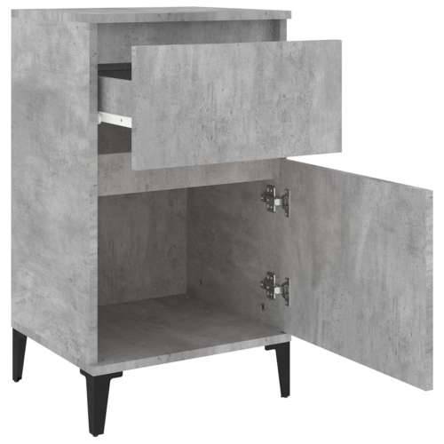 Noćni ormarići 2 kom siva boja betona 40x35x70 cm - Beton siva 2 Cijena