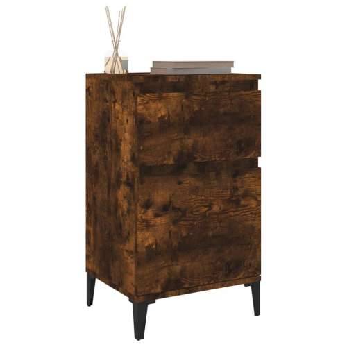 Noćni ormarići 2 kom boja dimljenog hrasta 40x35x70 cm - Dimljeni hrast 2 Cijena