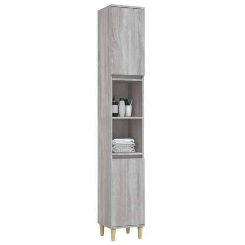 Kupaonski ormarić boja hrasta 30x30x190 cm konstruirano drvo - Sivi hrast sonoma 1 Cijena