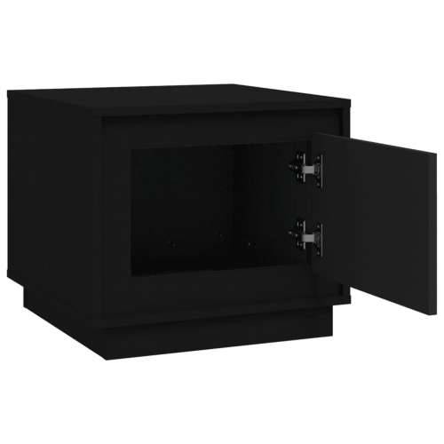 Stolić za kavu crni 51x50x44 cm od konstruiranog drva - Crna 1 Cijena