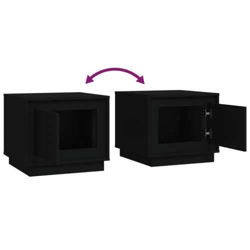 Stolić za kavu crni 51x50x44 cm od konstruiranog drva - Crna 1 Cijena