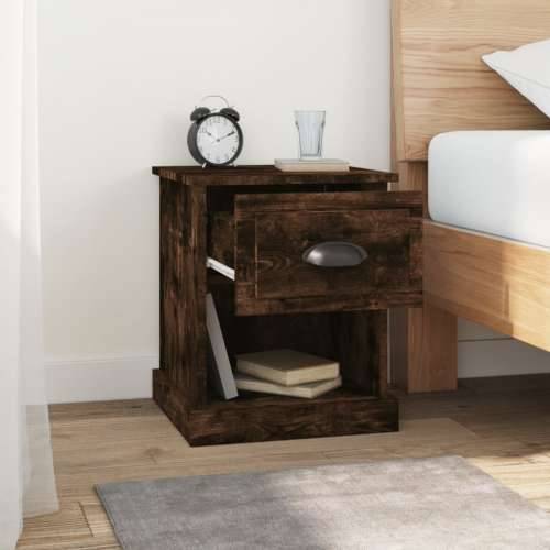 Noćni ormarići 2 kom boja hrasta 39x39x47,5cm konstruirano drvo - Dimljeni hrast 2 Cijena