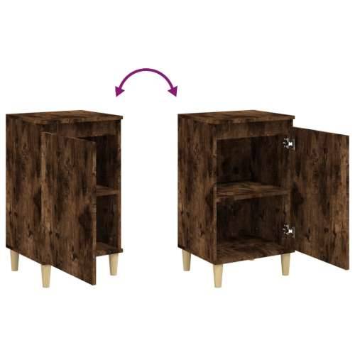 Noćni ormarići 2 kom boja hrasta 40x35x70 cm konstruirano drvo - Dimljeni hrast 2 Cijena
