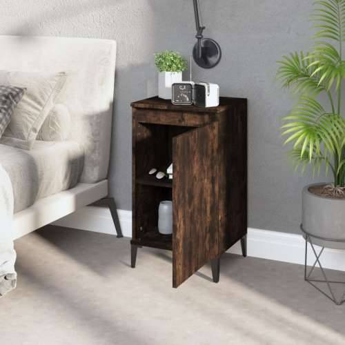 Noćni ormarići 2 kom boja hrasta 40x35x70 cm konstruirano drvo - Dimljeni hrast 2 Cijena