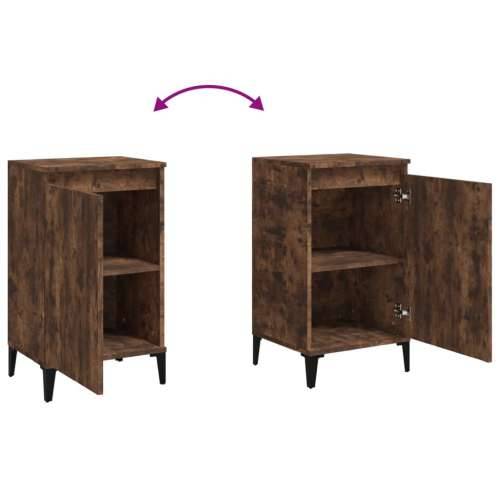 Noćni ormarići 2 kom boja hrasta 40x35x70 cm konstruirano drvo - Dimljeni hrast 2 Cijena