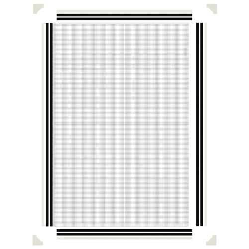 Magnetski prozorski zaslon protiv insekata bijeli 80x120 cm - Bijela 80 x 120 cm Cijena