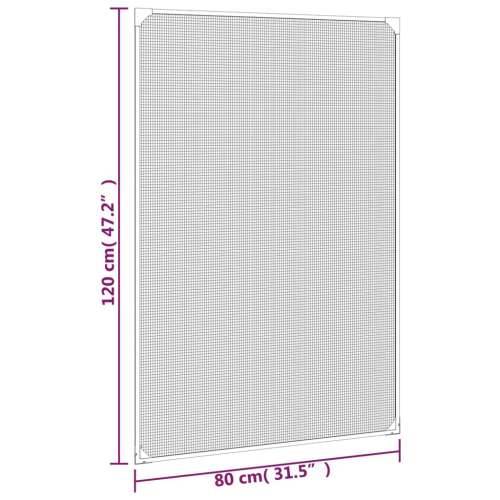 Magnetski prozorski zaslon protiv insekata bijeli 80x120 cm - Bijela 80 x 120 cm Cijena