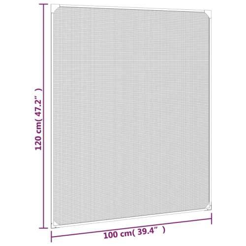 Magnetski prozorski zaslon protiv insekata bijeli 100x120 cm - Bijela 100 x 120 cm Cijena