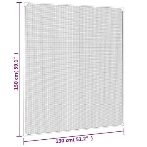 Magnetski prozorski zaslon protiv insekata bijeli 130x150 cm - Bijela 130 x 150 cm Cijena