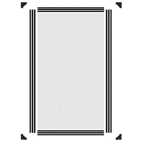 Magnetski prozorski zaslon protiv insekata antracit 80x140 cm - Antracit 80 x 140 cm Cijena